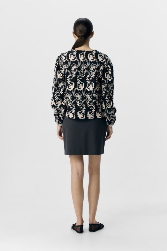 OBJMYA RE L/S TOP NOOS 23046020 Black/Sandshell
